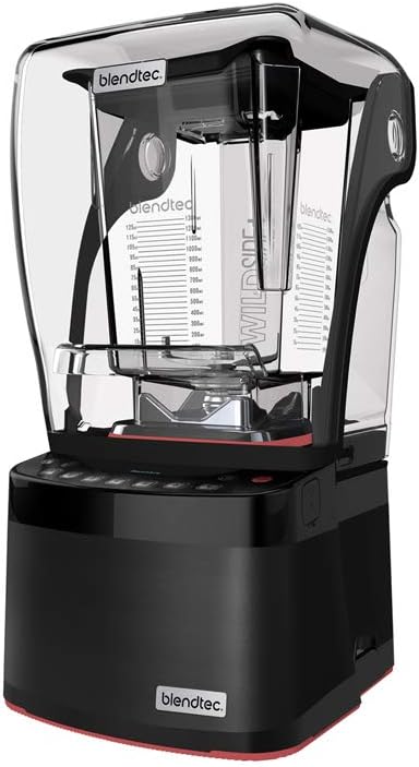 Blendtec Stealth 885 Commercial Blender, WildSide+ Jar, Blendtec Stealth Sound Enclosure, Strongest Commercial-Grade Power, Self-Cleaning, 42 Pre-programmed Cycles, Black