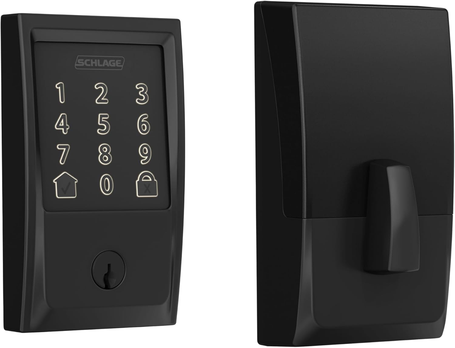 Schlage Encode Smart WiFi Deadbolt Matte Black