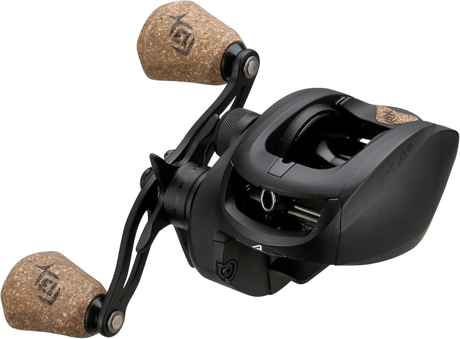 13 FISHING - Concept A2 Baitcast Reel - 5.6:1 Gear Ratio - Left Hand Retrieve (Fresh+Salt) - A2-5.6-LH, Black