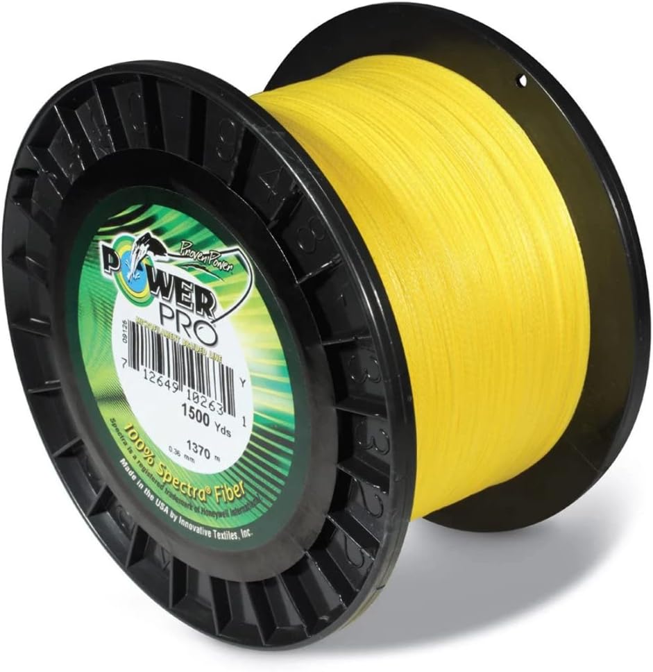 POWER PRO Spectra - 3000 yd. Spool - 80 lb. - Hi-Vis Yellow